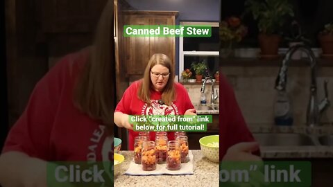 Super Simple Canned Beef Stew! #shorts #everybitcountschallenge #foodpreservation