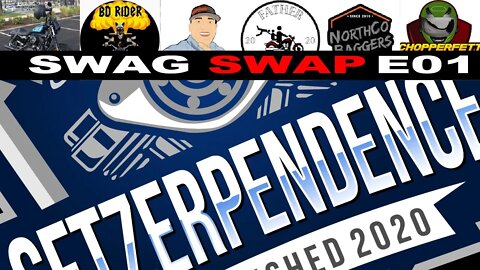 Swapping gear with #motovlogger community | Setzerpendence Swag Swap