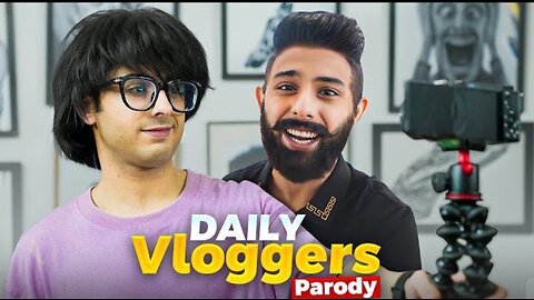 Daily vlogger parody || carry minati funny video || carry minati