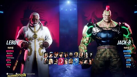 TEKKEN 8 CBT | Leroy Smith & JACK-8 Character Select Outfit Presets - First Look!