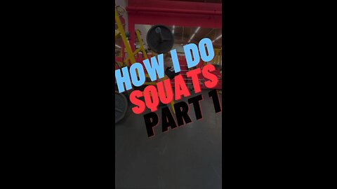 How do I do squats part one