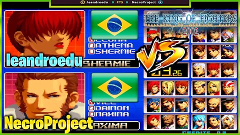 The King of Fighters 2002 (leandroedu Vs. NecroProject) [Brazil Vs. Brazil]