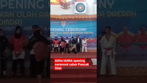 opening ceremoni Atlite #pencaksilat #IAIMAJAMBI #uniwawa