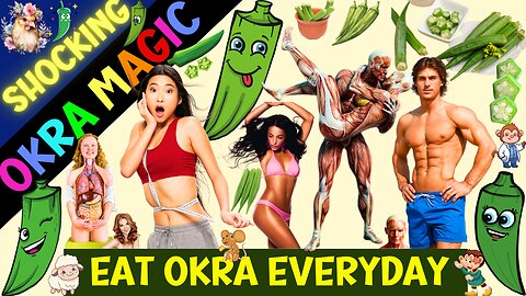 Powerful Health Benefits Of Okra 🐁| 🐭Okra is The Secret to a Healthier You🗝 #superfoods #okrarecipes