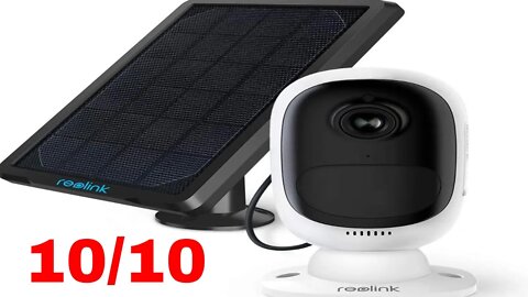 Reolink Outdoor Security Camera Wireless 1080P Video Night Vision Detection, Argus 2 + Solar Panel