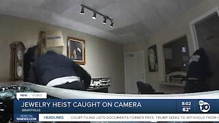 Jewelry heist caught on camera