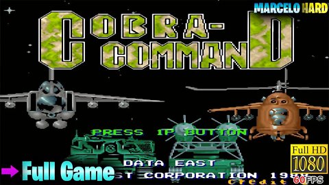 Cobra-Command - Arcade (Full Game Walkthrough)