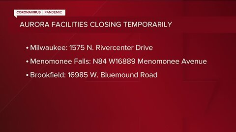 3 Aurora urgent care facilities close in the Milwaukee area due to staffing shortages