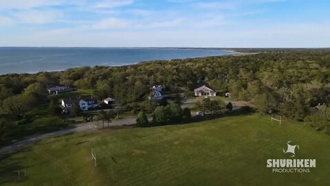 Drone Flight Over First Light Beach [4k Aerial] : Brewster, MA