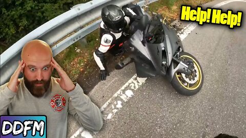 20+ Motorcycle Crashes & Close Calls in 8 Minutes (No Commentary)