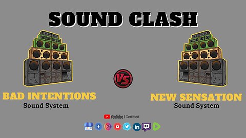 Exclusive Reggae Sound Clash: Bad Intentions Sound System vs New Sensation Sound System [Live Music]
