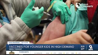 High demand for children's vax leads to changes at hospital