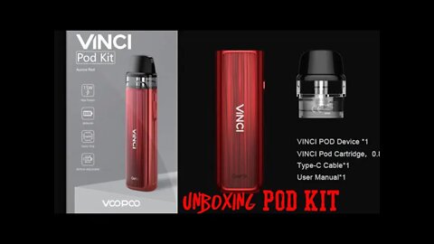 Unboxing voopoo vinci pod kit 15W 800mAh