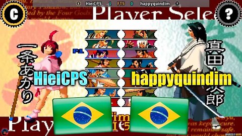 The Last Blade 2 (HieiCPS Vs. happyquindim) [Brazil Vs. Brazil]
