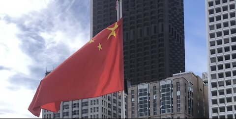 China National Day Celebration Flag Raising Ceremony in San Francisco Chinatown