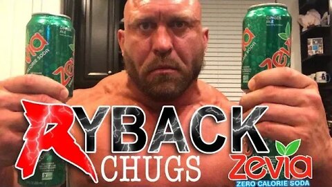 Ryback Chugs 4 Cans Of Zevia Soda's - Chugging Drink Challenge