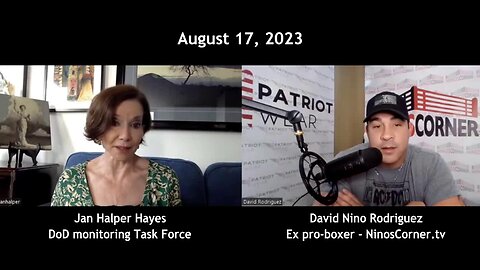 Dr. Jan Halper Hayes confirms the ongoing US Military Sting Operation.