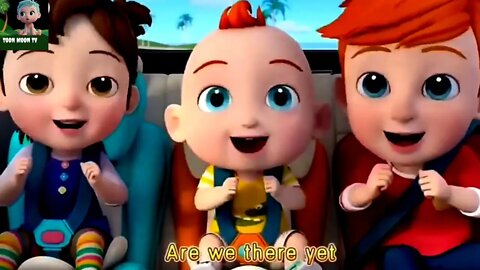 "Are We There Yet" | nursery rhymes | Learn Easy English | kids animation video.