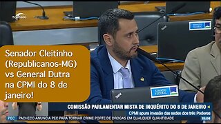 Senador Cleitinho (Republicanos-MG) vs General Dutra na CPMI do 8 de janeiro!