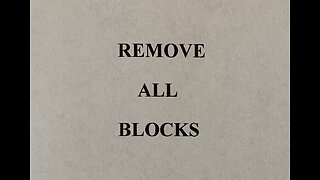 REMOVE Negative BLOCKS - Manifest