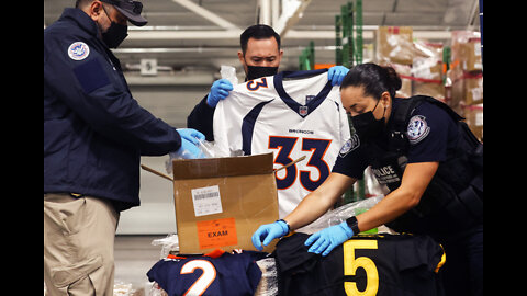 ICE Seizes $97.8 Million of Fake Sports Merchandise