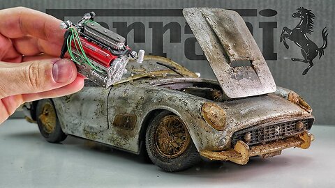 Restoration of an Old Abandoned FERRARI. Restoration Ferrari 250 GT California