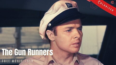 The Gun Runners 1958 | Film Noir Crime | Colorized | Full Movie | Audie Murphy