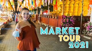 BEST Market in Chiang Mai 2021 | Chiang Mai Sunday Night Market & Walking Street | Thailand 2021