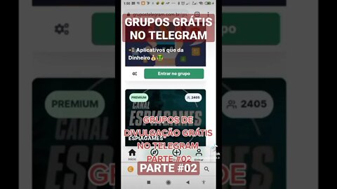 GRUPOS GRÁTIS NO TELEGRAM #02