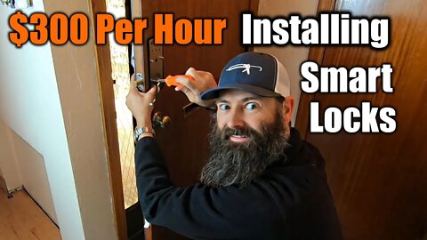 Smart Lock Installer Makes $300 Per Hour | Easy Money | THE HANDYMAN