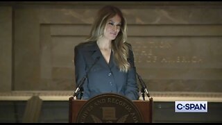 Melania Trump Welcomes New American Citizens in POWERFUL Speech