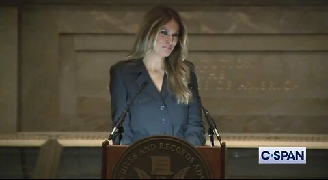 Melania Trump Welcomes New American Citizens in POWERFUL Speech
