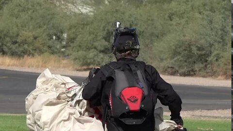 skydiving videography helmet