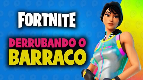 Fortnite ao vivo - Derrubando o barraco.