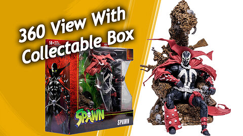 360 View of Spawn Action Figure with Thrown Deluxe Box Set McFarlane Toys, Product Links