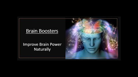 Brain boosters - The top natural herbs & supplements to improve memory and performance