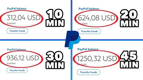 Segredo do PayPal Gera $1,00 Por Minuto no Automático Sem Limites (Ganhar Dinheiro Online)