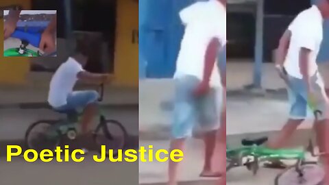 FAFO Humor - Instant Justice for a Bike Thief - The Penetrator®