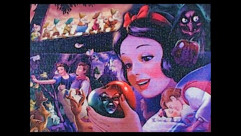 Snow White 1000 Piece Princess Heroines Collection Jigsaw Puzzle Time Lapse