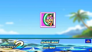 Windjammers 2 🥏 : Arcade Mode - Disc Man