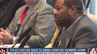 Police discuss ways to bring homicide numbers down