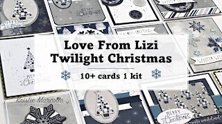 Love From Lizi | Twilight Christmas | 10+ cards 1 kit