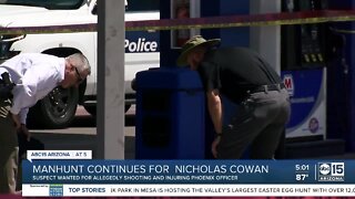 Law enforcement offering $35,000 reward for info on suspect in Phoenix officer shooting