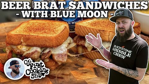 Blue Moon Beer Brat Sandwich | Blackstone Griddles