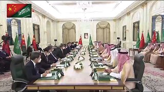 Saudi crown prince meeting with Xi Jinping in Riyadh