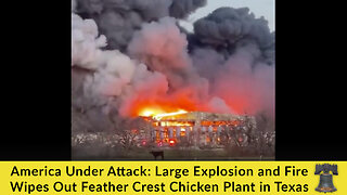 America Under Attack: Large Explosion and Fire Wipes Out Feather Crest Chicken Plant in Texas