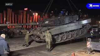 German-made Leopard tank joins NATO trophy display in Moscow