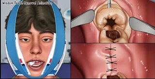 ASMR Wisdom Tooth Extraction Animation | Why you shouldn't neglect ambush wisdom teeth!,