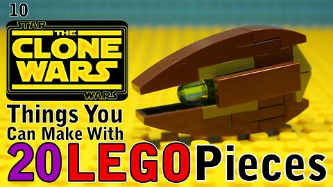 10 Clone Wars things You Can Make With 20 Lego Pieces Part 1