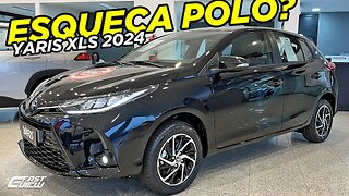 NOVO TOYOTA YARIS XLS 2024 COM TETO SOLAR E MOTOR ASPIRADO +CARO QUE HB20, POLO E 208 É BOA OPÇÃO?